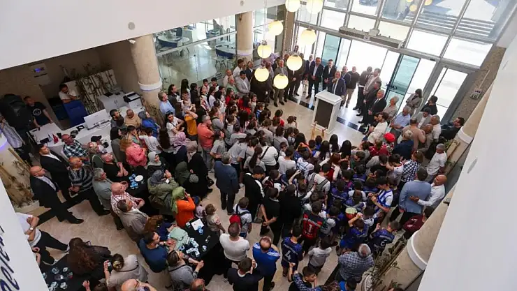 Canik'te bayramlaşma töreni