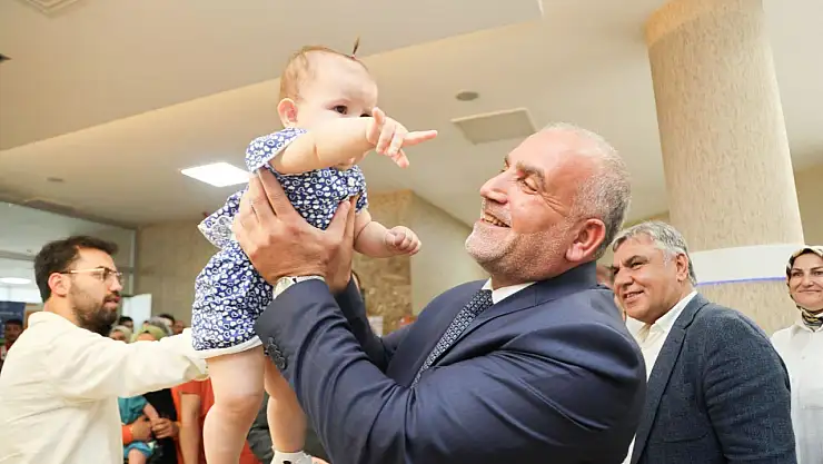 Canik'te çocuk sahibi olan ihtiyaç sahiplerine destek