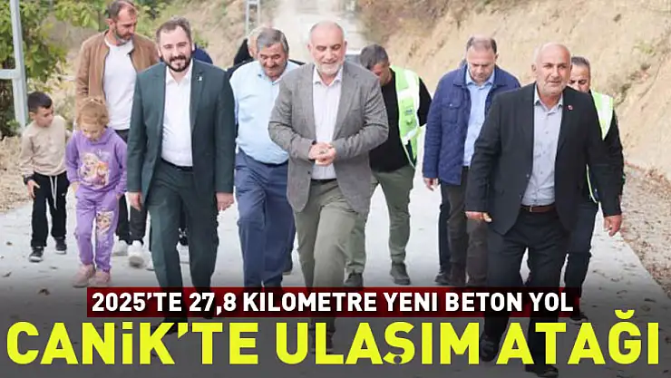 Canik'te ulaşım atağı