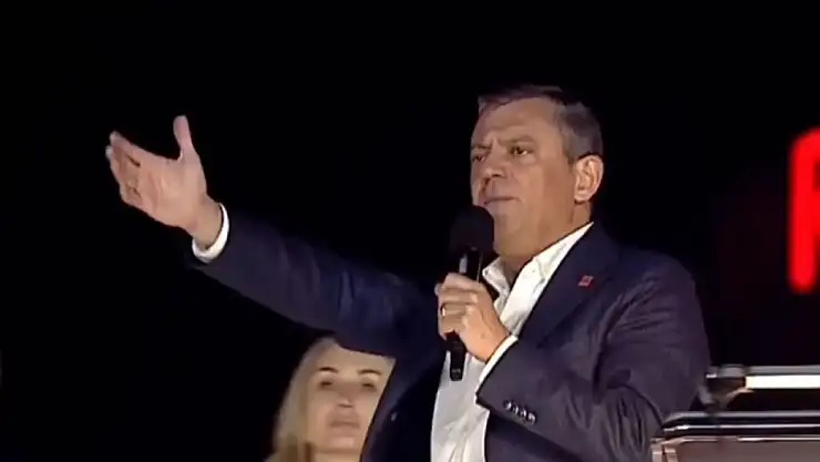 CHP Genel Başkanı Özgür Özel Mitingde konuştu