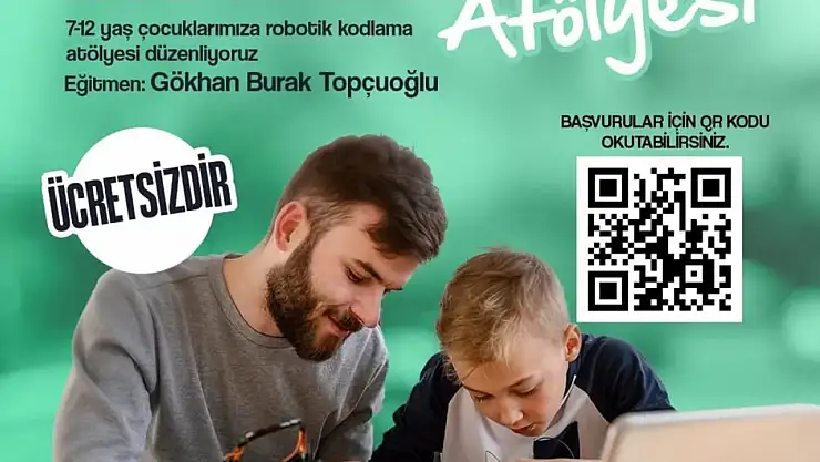 Çocuklara robotik kodlama atölyesi