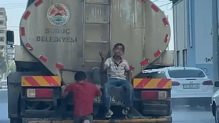 Çocukların oyunu yürekleri ağızlara getirdi