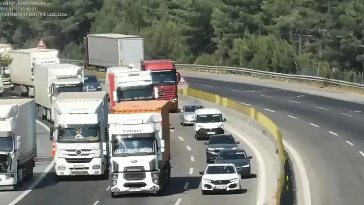 Dronlu trafik uygulamasında 730 bin lira ceza