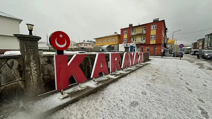 Erzurum'da sağanak Karayazı'da dolu etkili oldu