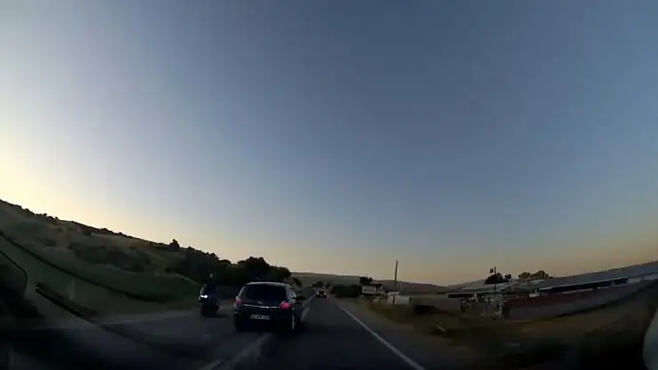 Ezilmekten kıl payı kurtuldu