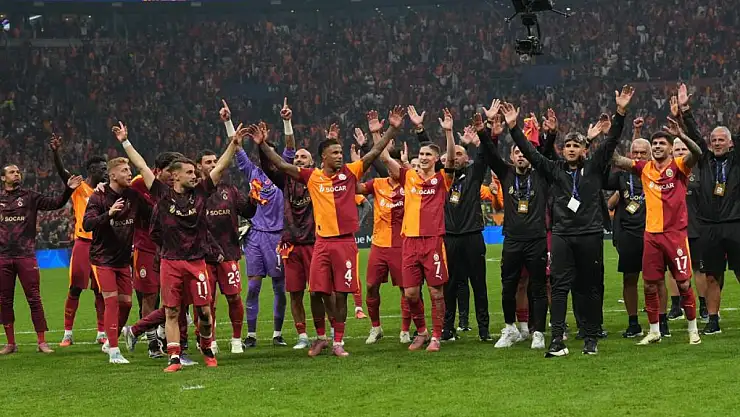 Galatasaray'da galibiyeti sevinci