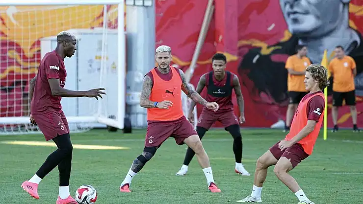 Galatasaray, Kayserispor maçı hazırlıklarını sürdürdü