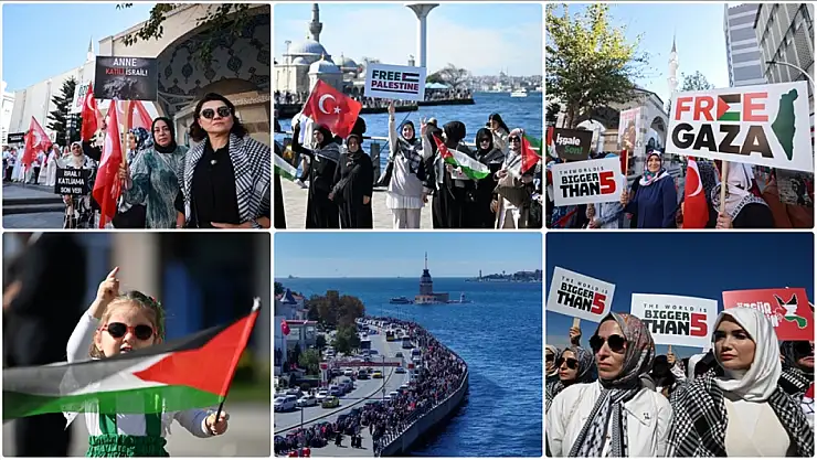 'Gazze İçin Sessiz Çığlık' eylemleri