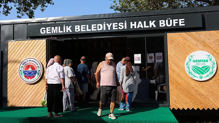 Gemlik Belediyesi'nden halk büfe