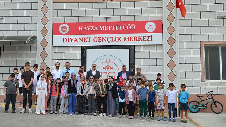 Havza Belediyesinden Kur'an kursuna ziyaret