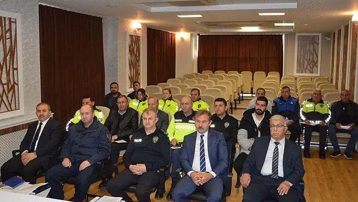 Havza'da Kış Mevsimi Trafik Tedbirleri Toplantısı düzenlendi
