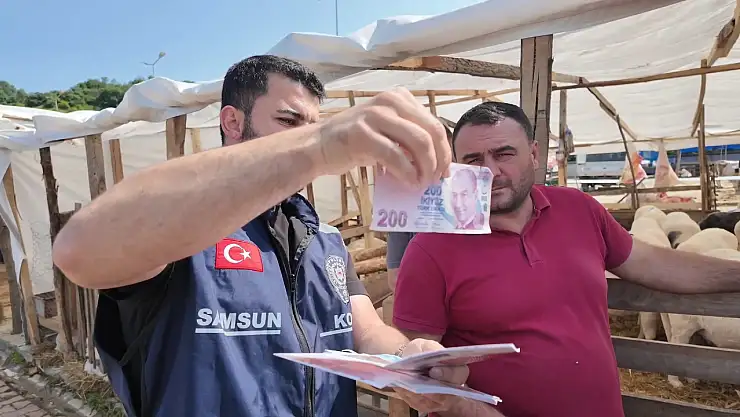 Hayvan pazarlarında sahte paraya karşı uyarı yapıldı