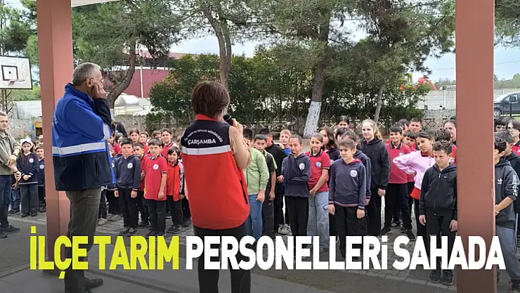 İlçe tarım personelleri sahada