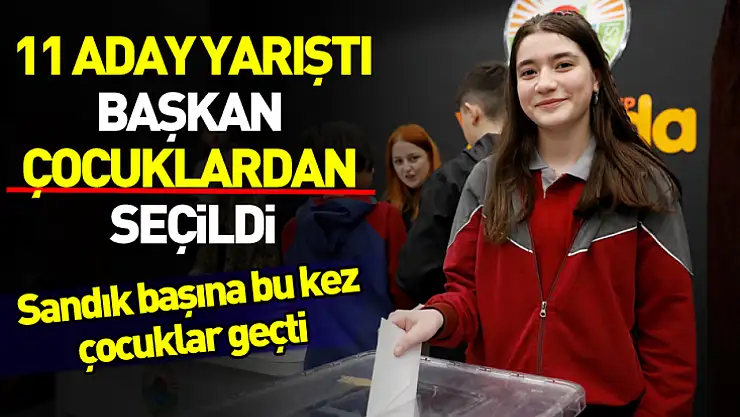 İlkadım'da seçimle oluşturulan Çocuk Meclisi genel kurulu yapıldı
