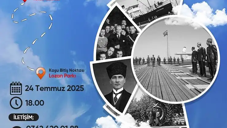 İlkadım'dan Lozan'a Ata'ya saygı koşusu