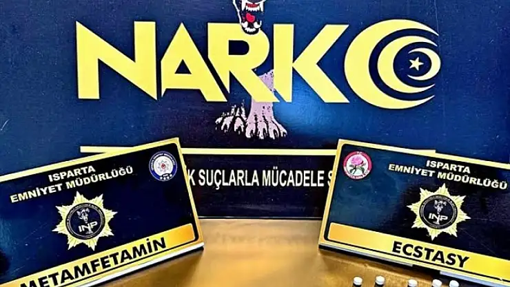 Isparta girişinde narkotik operasyonu