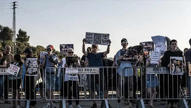İsrail'in Gazze'ye saldırıları Kudüs'te protesto edildi