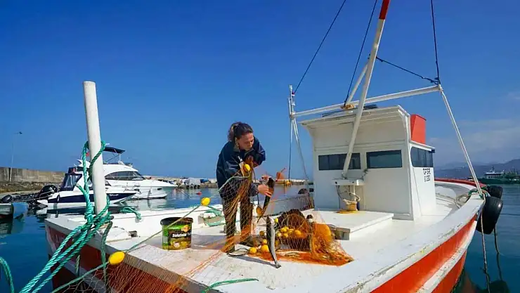 Kadın balıkçılar da var