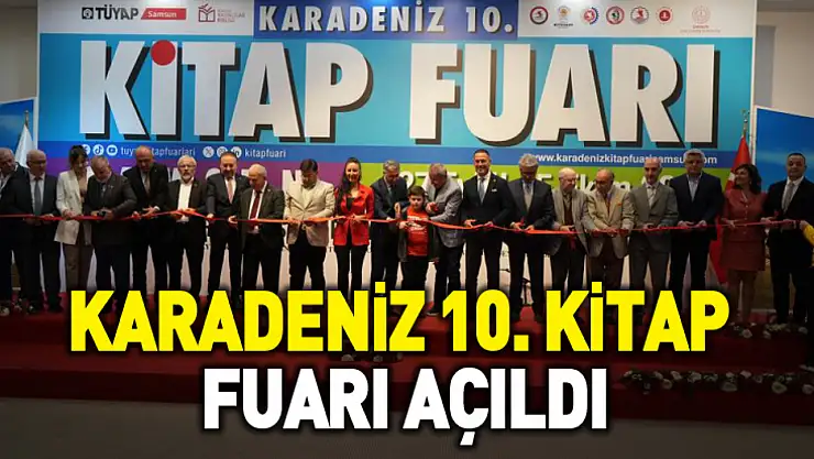 Karadeniz 10. Kitap Fuarı açıldı