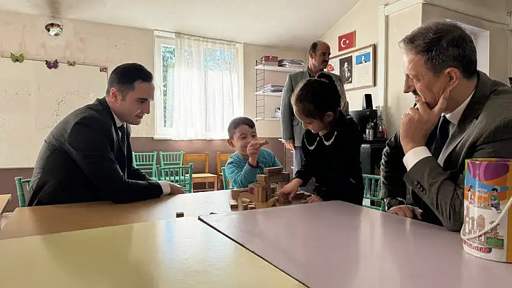 Kaymakam Beyazıt'tan öğrencilere ziyaret