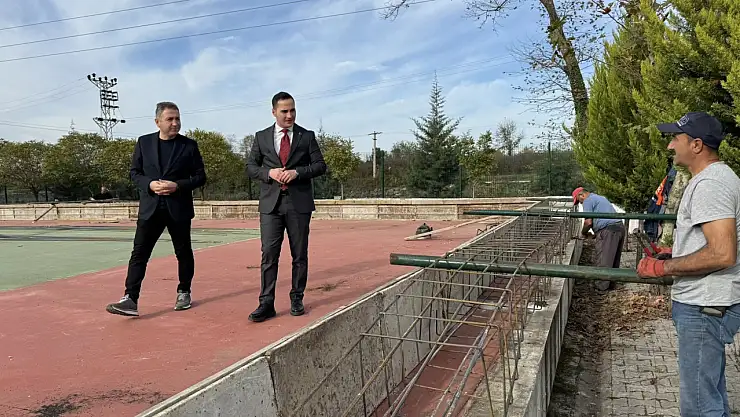 Kaymakam Beyazıt'tan Tenis Kortu Çatısı İçin İnceleme