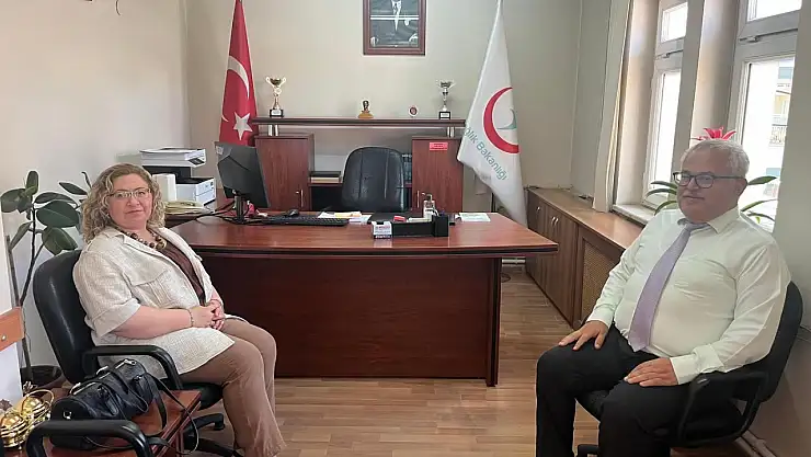 Kaymakam sağlık çalışanlarıyla bir araya geldi