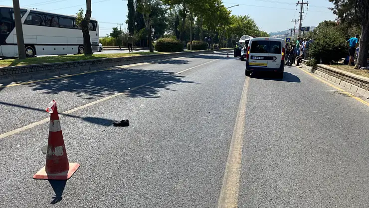 Kazada ağır yaralanan çocuk hastaneye kaldırıldı