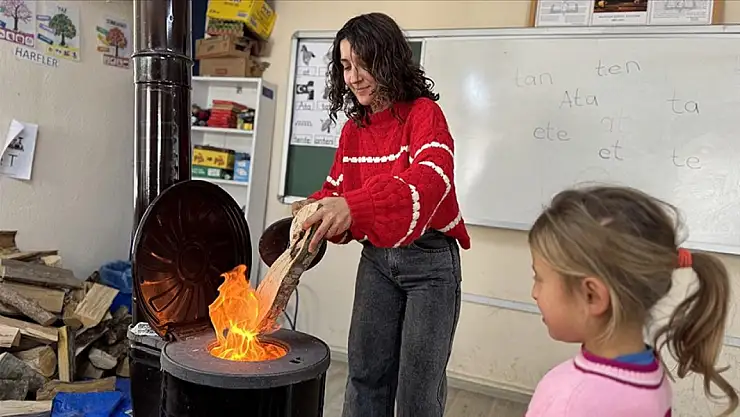 Kentten Köye Gitti, Bir Okulun Kalbi Oldu