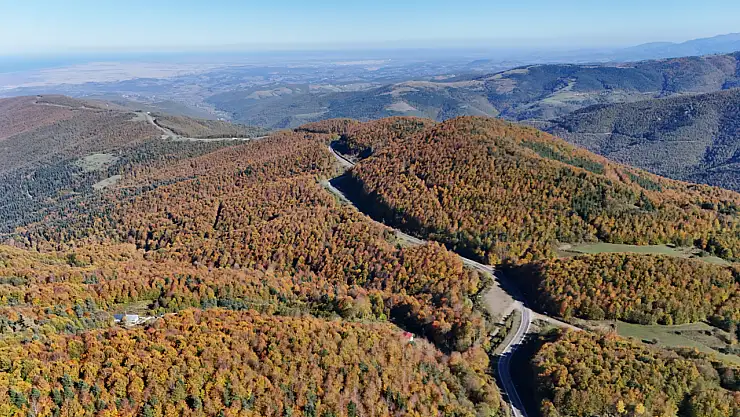 Kızlan Yaylası sonbahar renklerine büründü