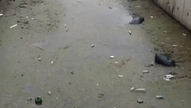 Körfez çöplüğe döndü