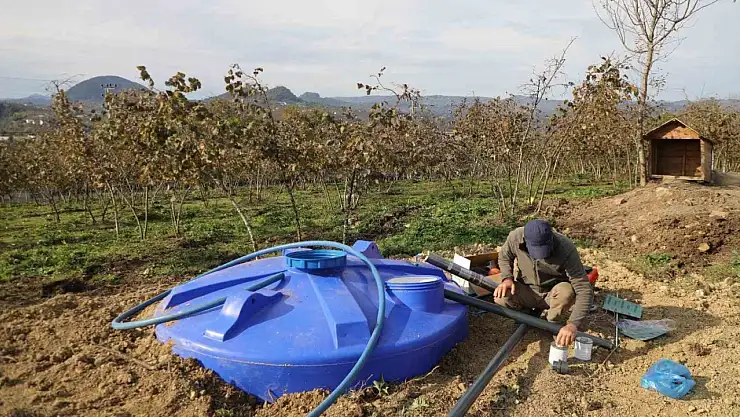 Kuraklık tehlikesine karşı damlama sistemi