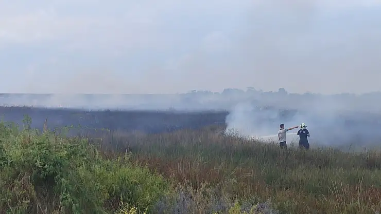 Kuş Cenneti'nde yangın