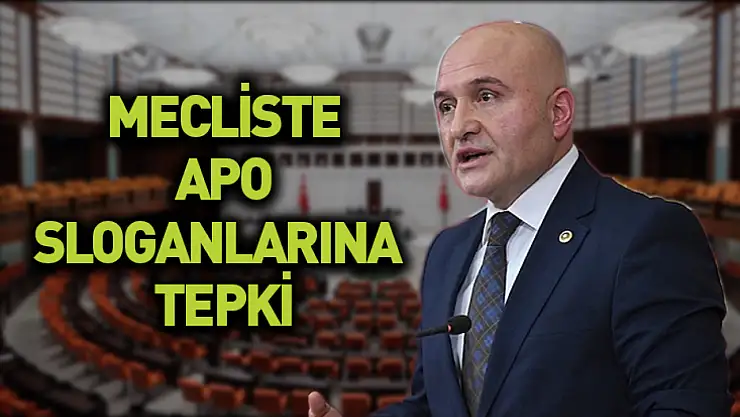 Mecliste Apo sloganlarına tepki