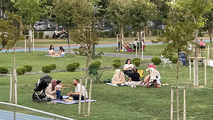 Mimar Sinan Parkı'na yoğun ilgi