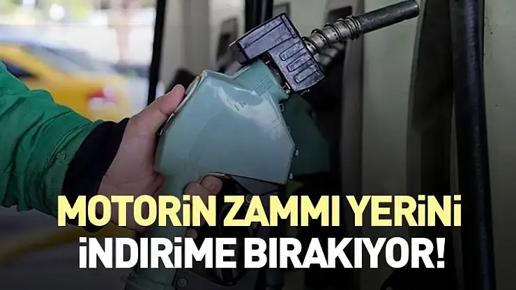 Motorin Zammı Yerini İndirime Bırakıyor! 1 Haftada Rekor Artıştan Sonra İndirim Yolda