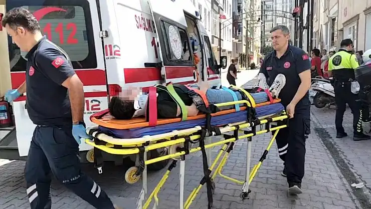 Motosiklet kazası: 2 yaralı