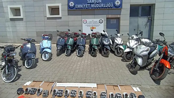 Motosiklet usülsüzlüğü 12 gözaltı