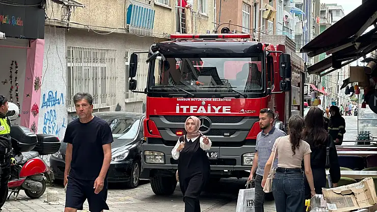 Mutfakta çıkan yangın büyük paniğe sebep oldu