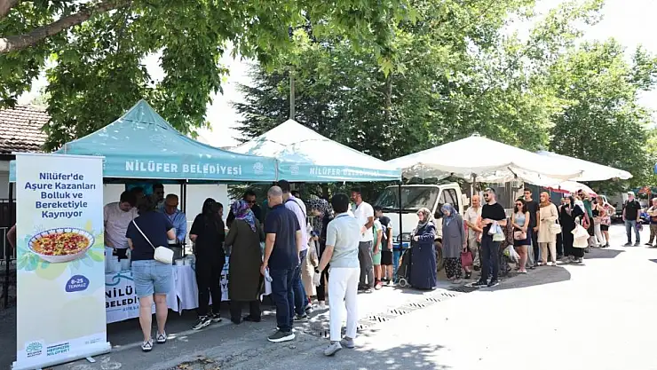 Nilüfer Belediyesi aşure ikramlarına başladı