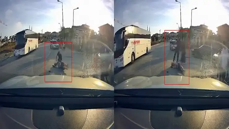 Okul çıkışında veli dehşeti