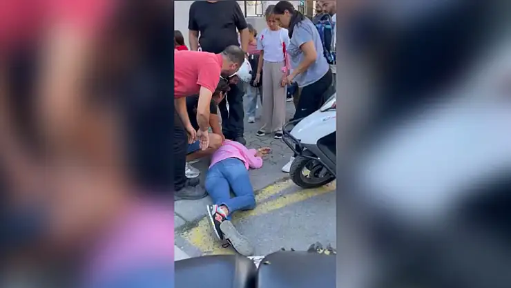 Okul önünde bıçaklı dehşet