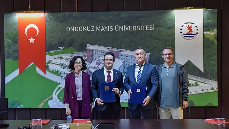 OMÜ ve Aziz Atik Fen Lisesi'nden Eğitim İş Birliği