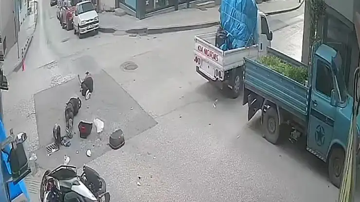 Ordu'da panelvan motosikletliyle çarpıştı: 2 yaralı