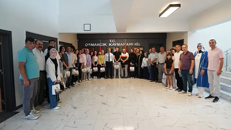 Osmancık'ta YKS 'de derece yapanlara ödül