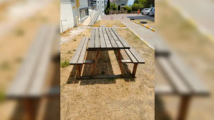 Piknik masası çalan şüpheli yakalandı