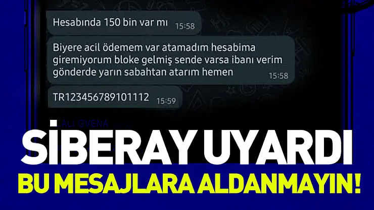 Polisten uyarı: 'Acil para lazım' mesajlarına aldanmayın