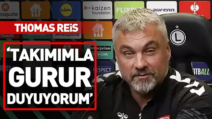 Reis: Takımımla guru duyuyorum