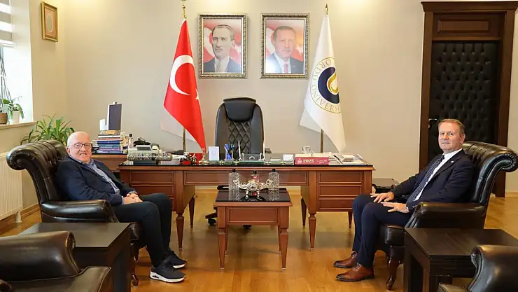 Rektör Aydın'dan Rektör Baş'a ziyaret