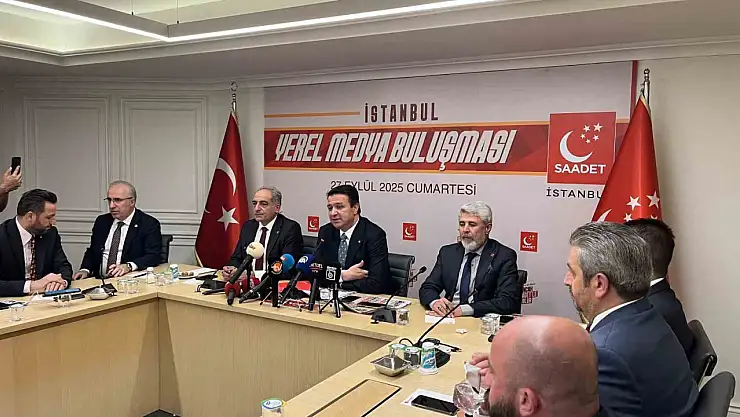 Saadet Partisi Genel Başkanı Arıkan yerel medya temsilcileri ile buluştu