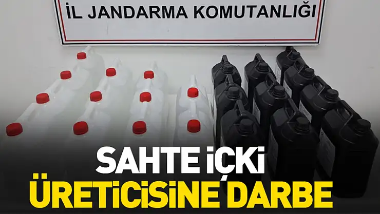 Sahte İçki Üreticisine Darbe